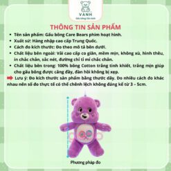 Gấu Bông Care Bears Phim Hoạt Hình, Gấu Cầu Vồng Lông Mịn
