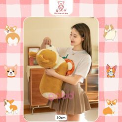 Gấu Bông Chó Corgi Chân Ngắn Cực Xinh Lông Mịn