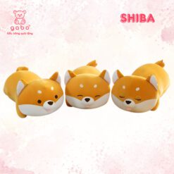 Gấu Bông Chó Shiba Vàng Mắt Híp ,Shiba Mắt Tròn Siêu Cute