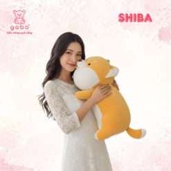 Gấu Bông Chó Shiba Vàng Mắt Híp ,Shiba Mắt Tròn Siêu Cute