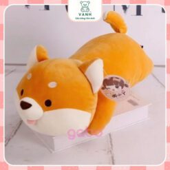 Gấu Bông Chó Shiba Vàng Mắt Híp ,Shiba Mắt Tròn Siêu Cute 5 Gấu Bông Cục Shit Nhiều Biểu Cảm