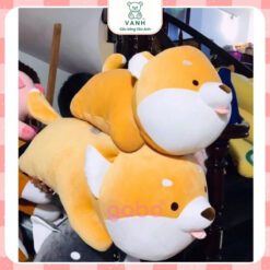 Gấu Bông Chó Shiba Vàng Mắt Híp ,Shiba Mắt Tròn Siêu Cute 3 Gấu Bông Cục Shit Nhiều Biểu Cảm