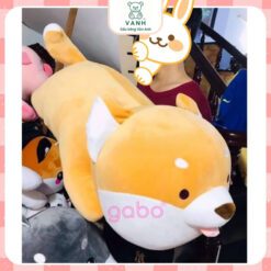 Gấu Bông Chó Shiba Vàng Mắt Híp ,Shiba Mắt Tròn Siêu Cute 2 Gấu Bông Cục Shit Nhiều Biểu Cảm