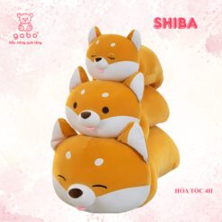 Gấu Bông Chó Shiba Vàng Mắt Híp ,Shiba Mắt Tròn Siêu Cute