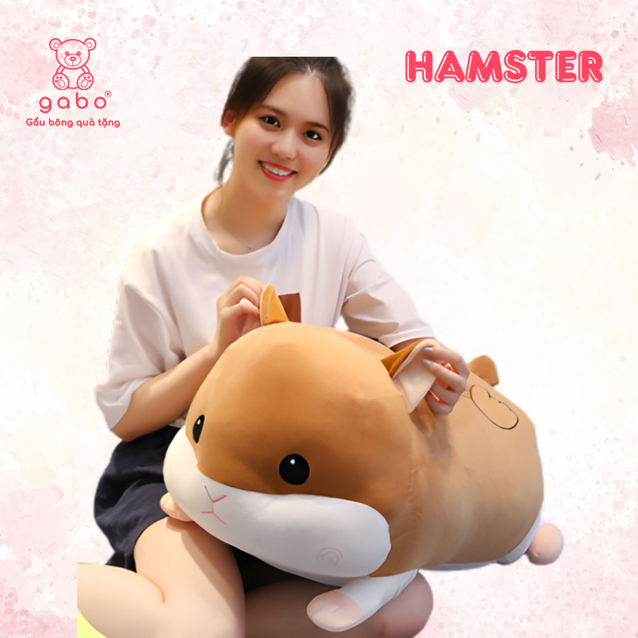 Gấu bông quà tặng gấu bông nhà làm gabo gấu bông q Gấu Bông Chuột Hamster, Chuột Bông Cute