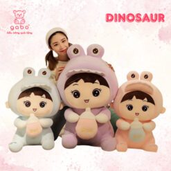 Gấu Bông Em Bé Khủng Long Ôm Bình Sữa
