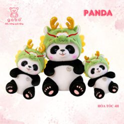 Gấu Bông Gấu Trúc Mũ Rồng, Panda Cosplay Rồng