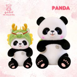 Gấu Bông Gấu Trúc Mũ Rồng, Panda Cosplay Rồng