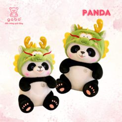Gấu Bông Gấu Trúc Mũ Rồng, Panda Cosplay Rồng