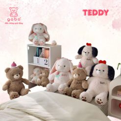 Gấu Bông Teddy Đội Nón Happy Birthday