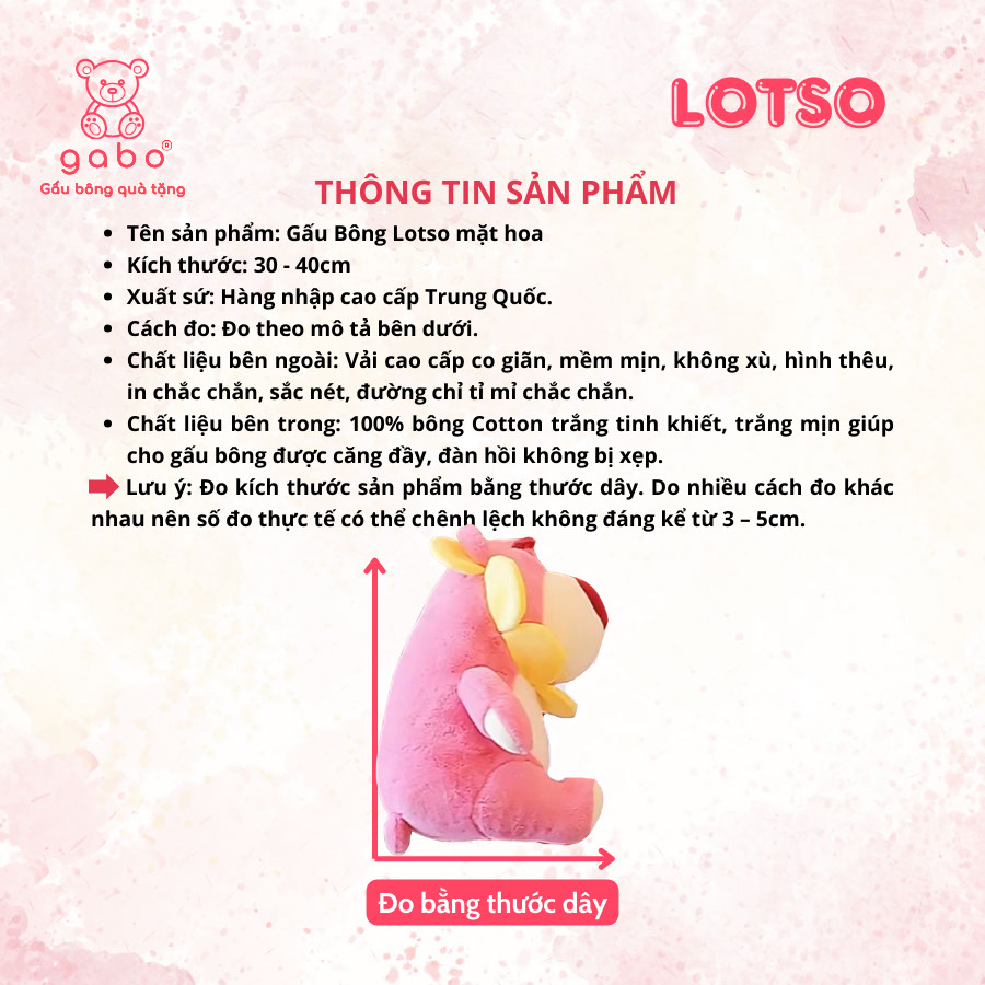 Gấu bông quà tặng gấu bông nhà làm gabo gấu bông q Gấu Bông Gấu Dâu Mặt Trời, Gấu Dâu Mặt Hoa Ngồi