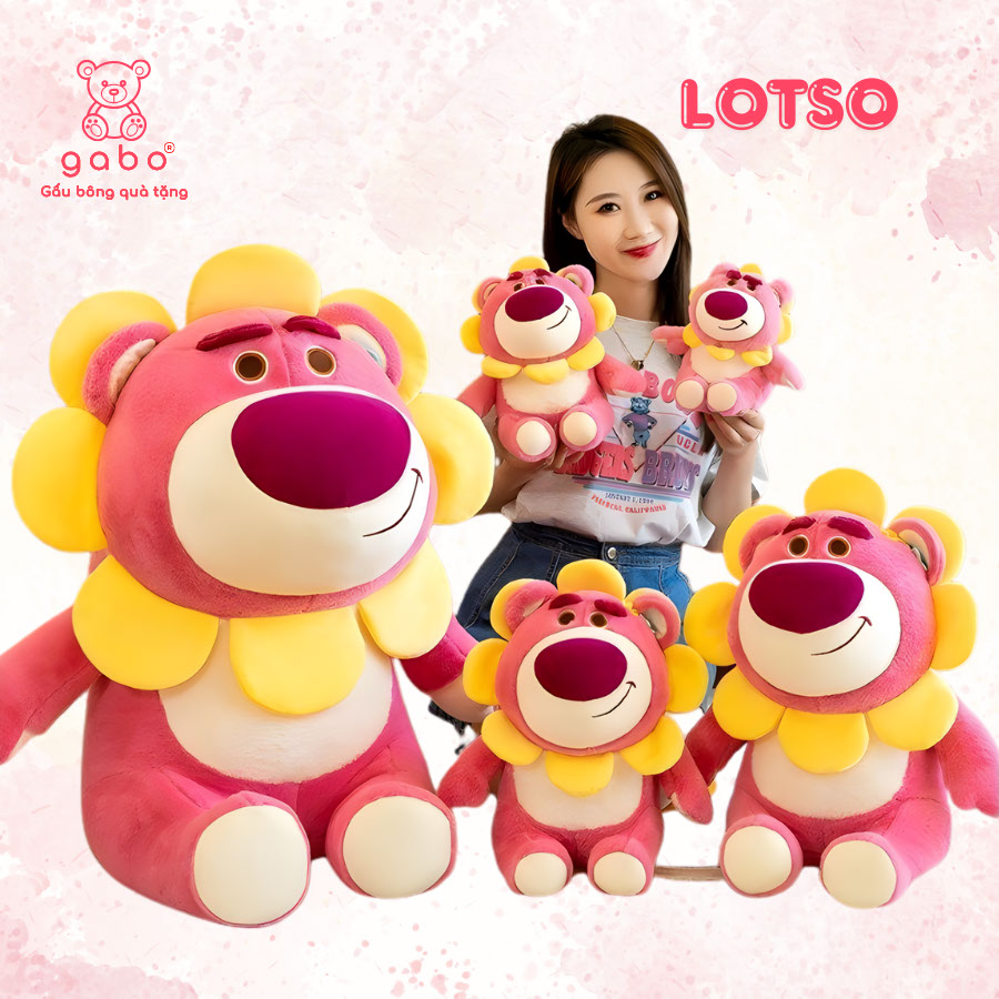 Gấu Bông Gấu Dâu Mặt Trời, Gấu Dâu Mặt Hoa Ngồi 10 Gấu Bông Gấu Dâu Mặt Trời, Gấu Dâu Mặt Hoa Ngồi