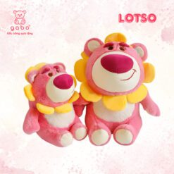 Gấu Bông Gấu Dâu Mặt Trời, Gấu Dâu Mặt Hoa Ngồi 2 Gấu Bông Gấu Dâu Mặt Trời, Gấu Dâu Mặt Hoa Ngồi