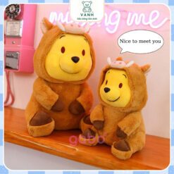 Gấu Bông Gấu Pooh Đội Lốt Heo Cởi Được Nón - Gấu Pooh 6 Gấu Bông Gấu Pooh Đội Lốt Heo Cởi Được Nón