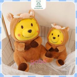 Gấu Bông Gấu Pooh Đội Lốt Heo Cởi Được Nón - Gấu Pooh 5 Gấu Bông Gấu Pooh Đội Lốt Heo Cởi Được Nón