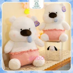 Gấu Bông Gấu Trắng Chảy Mũi, Nước Mũi Kéo Ra Được 5 Gấu Bông Gấu Trắng Chảy Mũi, Nước Mũi Kéo Ra Được