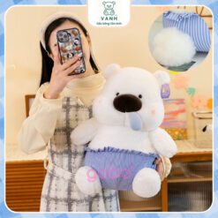 Gấu Bông Gấu Trắng Chảy Mũi, Nước Mũi Kéo Ra Được 4 Gấu Bông Gấu Trắng Chảy Mũi, Nước Mũi Kéo Ra Được