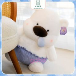 Gấu Bông Gấu Trắng Chảy Mũi, Nước Mũi Kéo Ra Được 3 Gấu Bông Gấu Trắng Chảy Mũi, Nước Mũi Kéo Ra Được