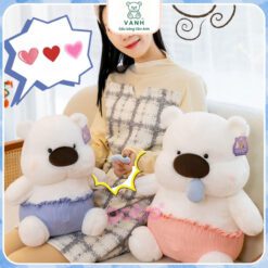 Gấu Bông Gấu Trắng Chảy Mũi, Nước Mũi Kéo Ra Được 2 Gấu Bông Gấu Trắng Chảy Mũi, Nước Mũi Kéo Ra Được