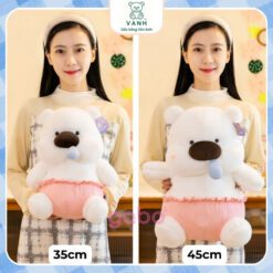 Gấu Bông Gấu Trắng Chảy Mũi, Nước Mũi Kéo Ra Được 1 Gấu Bông Gấu Trắng Chảy Mũi, Nước Mũi Kéo Ra Được