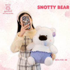 Gấu Bông Gấu Trắng Chảy Mũi, Nước Mũi Kéo Ra Được