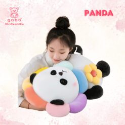 Gấu Bông Gấu Trúc Đeo Túi Hoa, Panda Mặt Hoa Siêu Cute.