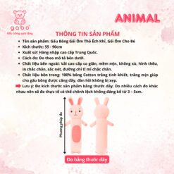 Gấu Nhồi Bông Thỏ Ếch Khỉ, Gối Ôm Cho Bé