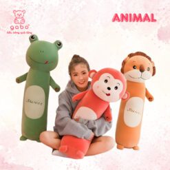 Gấu Nhồi Bông Thỏ Ếch Khỉ, Gối Ôm Cho Bé