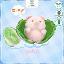 Gấu Bông Heo Trong Bắp Cải size 25cm Hàng Quảng Châu