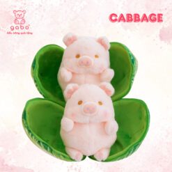 Gấu Bông Heo Trong Bắp Cải size 25cm Hàng Quảng Châu