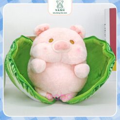 Gấu Bông Heo Trong Bắp Cải size 25cm Hàng Quảng Châu
