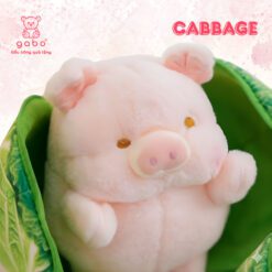 Gấu Bông Heo Trong Bắp Cải size 25cm Hàng Quảng Châu