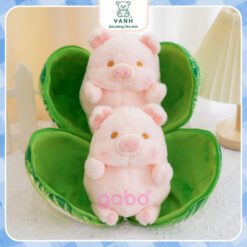 Gấu Bông Heo Trong Bắp Cải size 25cm Hàng Quảng Châu