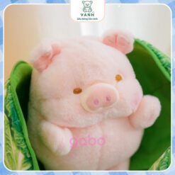 Gấu Bông Heo Trong Bắp Cải size 25cm Hàng Quảng Châu