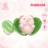 Gấu Bông Heo Trong Bắp Cải size 25cm Hàng Quảng Châu