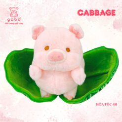 Gấu Bông Heo Trong Bắp Cải size 25cm Hàng Quảng Châu