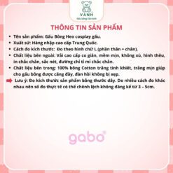 Gấu Bông Heo Cosplay Gấu, Heo Mặc Đồ Gấu