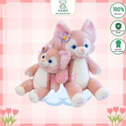 Gấu Bông Hồ Ly Ngồi, Hồ Ly Vải Lông Mịn