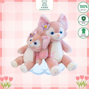 Gấu Bông Hồ Ly Ngồi, Hồ Ly Vải Lông Mịn