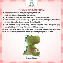 Gấu Bông Khủng Long Chim Gà - Khủng long Biến Thái 8 Gấu Bông Khủng Long Chim Gà - Khủng long Biến Thái