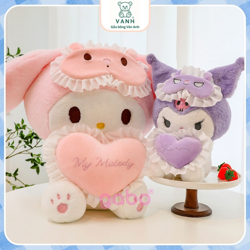 Xưởng sản xuất kinh doanh thú bông quà tặng Quảng Châu cao cấp kuromi ôm tim