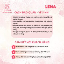 Gấu Bông Lena Cosplay Mũ Khủng Long, Lena Thỏ