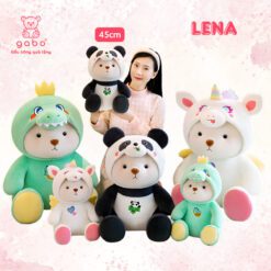 Gấu Bông Lena cosplay kì lân, Lena Rồng xanh, Lena Gấu trúc