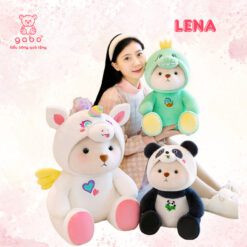 Gấu Bông Lena cosplay kì lân, Lena Rồng xanh, Lena Gấu trúc