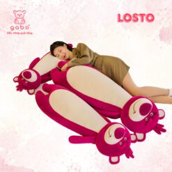 Gấu Bông Gấu Dâu Đứng Dài Lotso, Gối Ôm Gấu Dâu