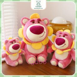 Gấu Bông Gấu Dâu Mặt Trời, Gấu Dâu Mặt Hoa Ngồi 1 Gấu Bông Gấu Dâu Mặt Trời, Gấu Dâu Mặt Hoa Ngồi