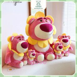 Gấu Bông Gấu Dâu Mặt Trời, Gấu Dâu Mặt Hoa Ngồi 6 Gấu Bông Gấu Dâu Mặt Trời, Gấu Dâu Mặt Hoa Ngồi