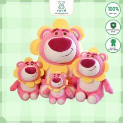 Gấu Bông Gấu Dâu Mặt Trời, Gấu Dâu Mặt Hoa Ngồi