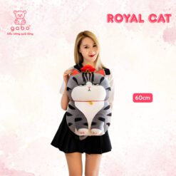 Gấu Bông Mèo Hoàng Thượng Big Size - Mèo Mặt Ngố