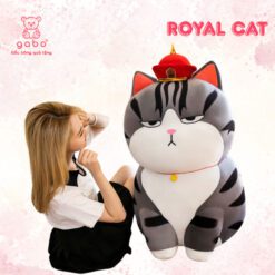 Gấu Bông Mèo Hoàng Thượng Big Size - Mèo Mặt Ngố